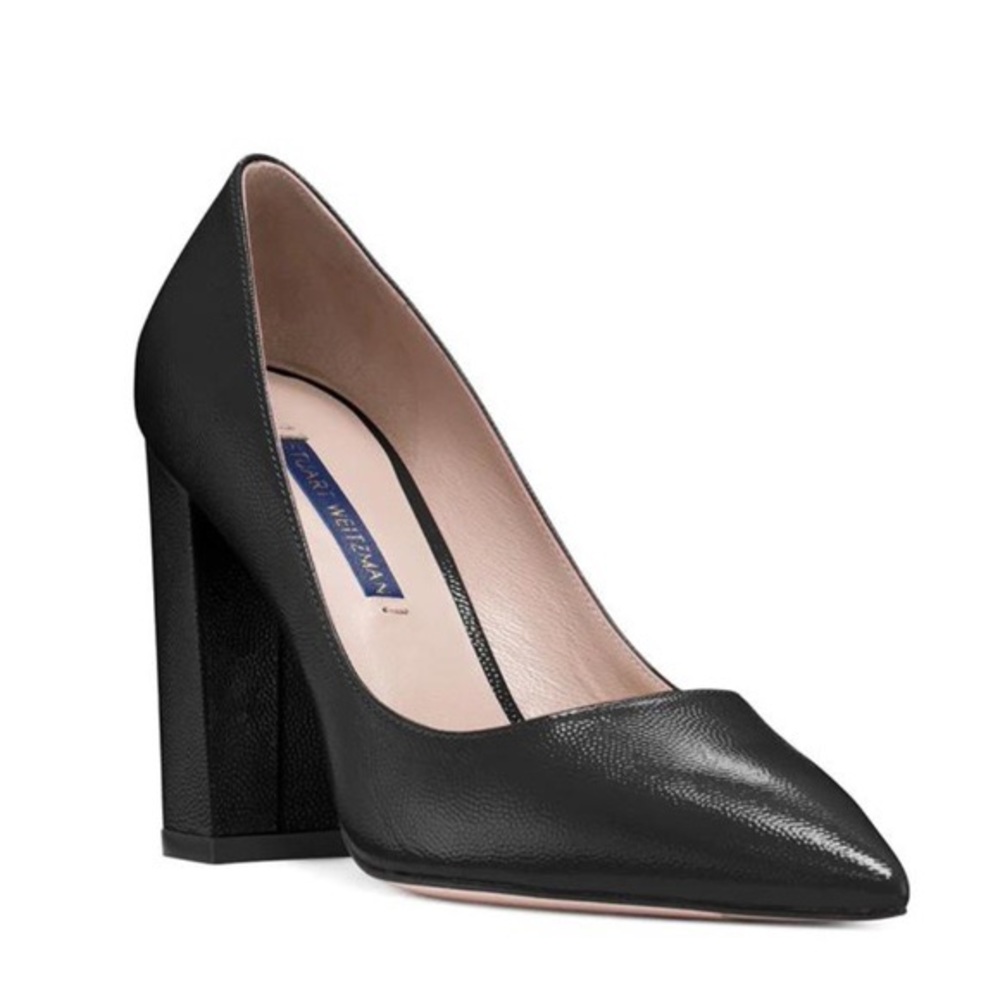 Stuart Weitzman Laney 95 block heel black